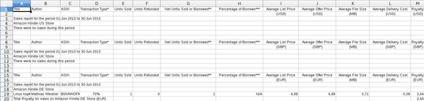 Report von Juni 2013